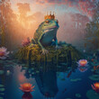 Concept art illustration of the frog prince