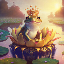 Concept Art Illustration Of The Frog Prince