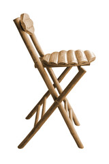 Poster - Bamboo folding bar chair.