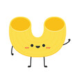 © Supakorn - Macaroni vector. Macaroni noodle. Macaroni character design.