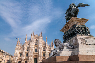 Wall Mural - Duomo di Milano, The Milan Cathedral in Milan, Lombardy, Italy