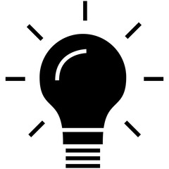 Canvas Print - Idea Bulb Icon