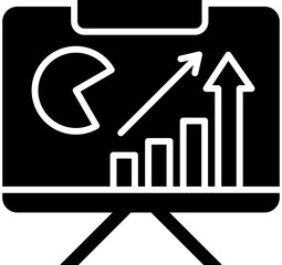 Wall Mural - Bar Analytics Icon