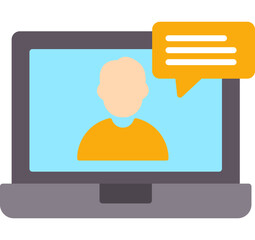 Canvas Print - Online chat Icon