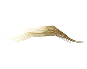 Poster - Abstract art gold gradient brush stroke look like a mountain isolated on transparent background for design elements in concept luxury, minimal, modern