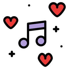 music song romantic love icon