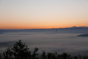 The Aso area is home to the worlds biggest inhabited volcanic caldera, known as Mount Aso. The sea of clouds in Aso s caldera is one of the best views, as known as Unkai.