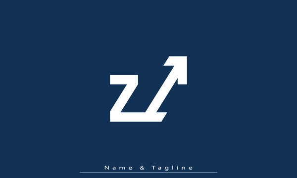 Alphabet letters Initials Monogram logo ZI , IZ