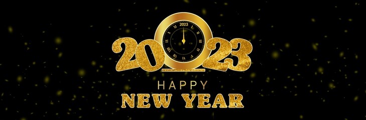 Sticker - Happy New Year 2023 banner