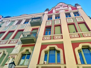 Poster - Residential building architecture in Timisoar