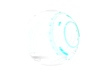 Leinwandbilder - global network. blockchain. 3d illustration. neural networks and artificial intelligence. abstract