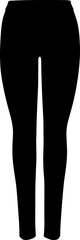 Sticker - Women's Skinny Fit Jeans Clothing, Stretch Jeans trousers, attractive tight jeans pants for slim young girl, sexy women realistic silhouette Leggings from the front