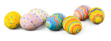 Easter Eggs Painted In Different Colors