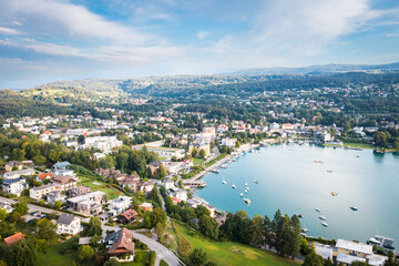 Wall Mural - Velden at the Wörthersee in Kärnten, Austria