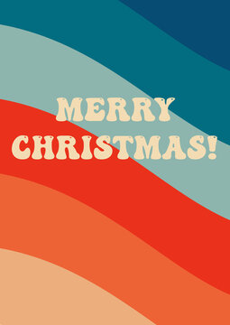Groove Christmas greeting card illustration