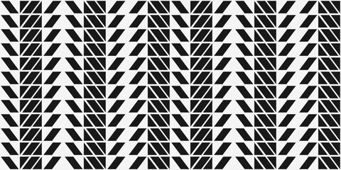 Poster - Diagonal geometric black shapes create a texture pattern. For print and interior design vector pattern.