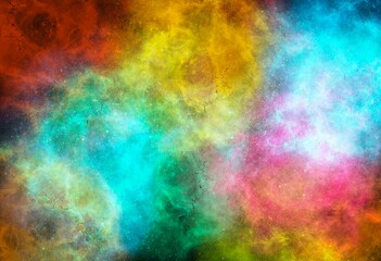 Wall Mural - Colorful background, Nebula colorful concept for abstract background. 