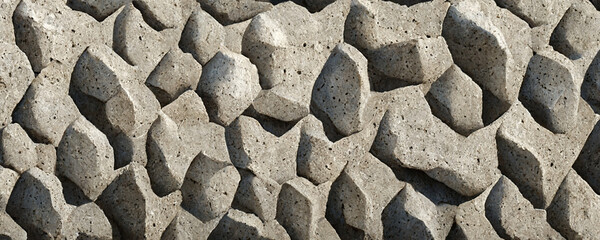 Poster - stone wall background