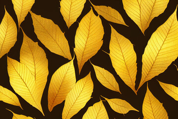 Wall Mural - autumn leaves background