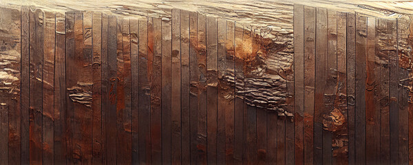 Wall Mural - old wooden fence