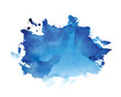 abstract blue watercolor brush stroke texture background