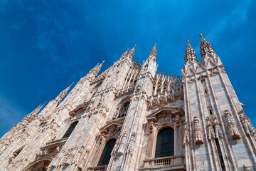 Wall Mural - Duomo di Milano, The Milan Cathedral in Milan, Lombardy, Italy