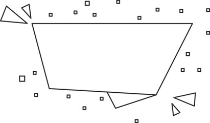 Wall Mural - Geometric discount frame