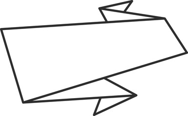 Wall Mural - Outline promo badge