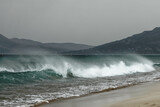 Fototapeta Fototapety z morzem do Twojej sypialni - Ocean Atlantycki . Tarifa w Hiszpanii