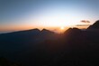 © Lafelt - Sylvain Felten/Wirestock Creators - Beautiful shot of mountain silhouettes during the sunset