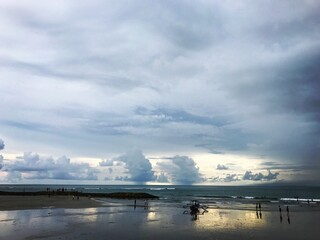 Wall Mural - Sunset of Badung Kuta Beach