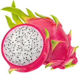 Wall Mural - dragon fruit isolated