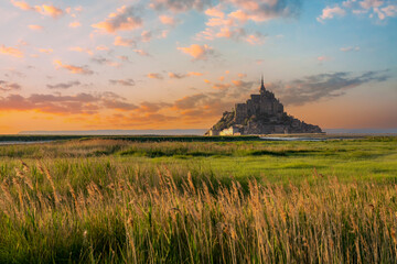 Mont Saint-Michel a former male Benedictine monastery