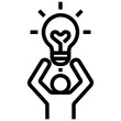 initiative outline style icon