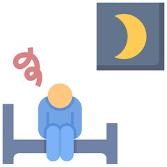 Wall Mural - stress flat style icon