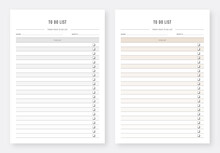 To Do List. Daily Note Planners. Checklist template. Checklist planner. To Do list notes. to-do list. Daily Schedule & Agenda Planner. Daily to-do list. Set of Minimalist Planners.