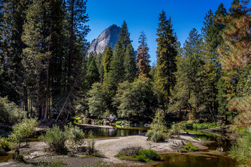 Wall Mural - Scenic wilderness landscape in the Yosemite Nattional Park, California