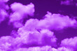 canvas print picture - abstract purple cloud Purple sky background wallpaper