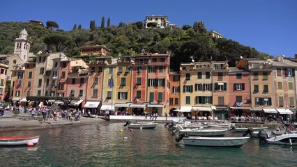 Wall Mural - Portofino famous touristic resort, Genoa, Italy