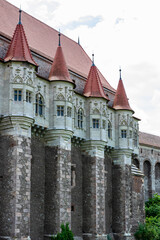 Wall Mural - Corvin Castle, Hunyad Castle or Castelul Corvinilor is a gothic castle located in Transylvania, Romania