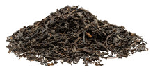 Black Tea Leaves Pile. Dried Leaf