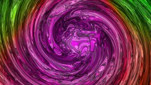 Beautiful Abstract Twirl Mix Colorful Glossy Liquid Motion Background With In Swirl Vortex Wave 4k Animation