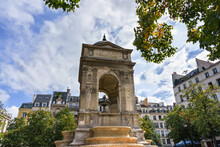 The Fontaine Des Innocents Is A Monumental Public Fountain Located 1st District Of Paris, France, Masterpiece Of French Renaissance Listed Historical Monument In 1862.
