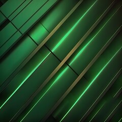 Poster - abstract green vintage background. diagonal lines and strips.