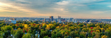 City Of Trees Boise Idaho In Fall With Urban Forest Panoramic View