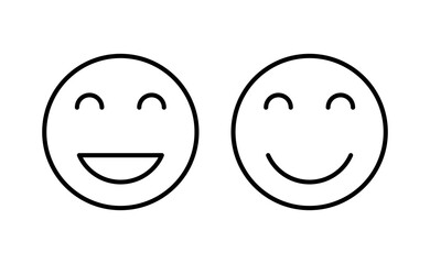 smile icon vector for web and mobile app. smile emoticon icon. feedback sign and symbol