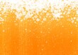 ビール・オレンジ色の炭酸ドリンクのイメージイラスト