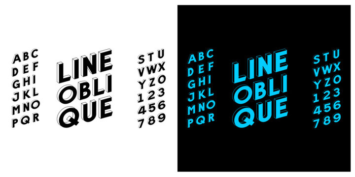 Modern Bold Font. outline, Regular Italic Number Typography urban style alphabet fonts for fashion, sport, technology, digital, movie, logo design, vector illustration