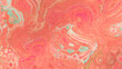 © RocknRoller Studios - Flowing Elegant Acrylic Pour Background in Beautiful Coral and Pink colors. Liquid texture with Gold Glitter.