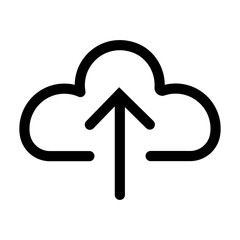 Poster - Upload icon design for computer and digital technology theme